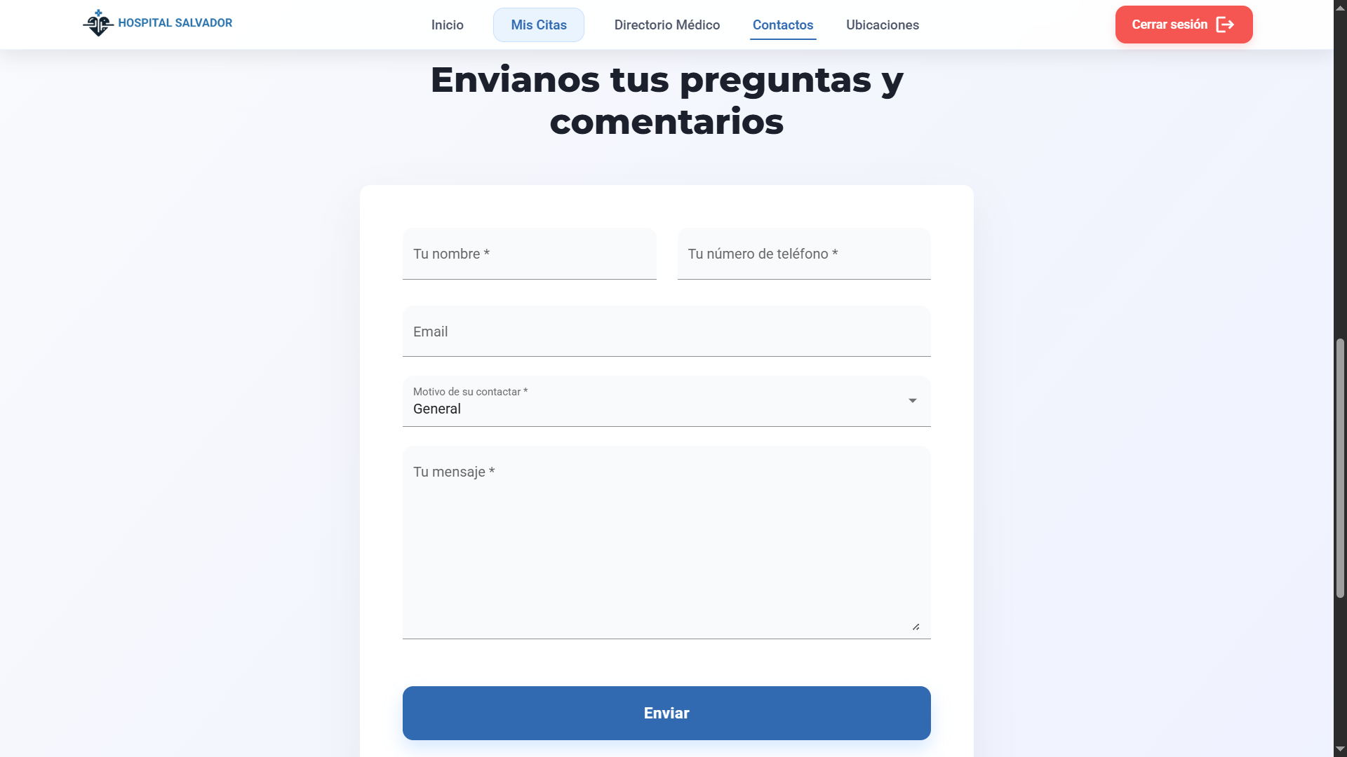 Centro Médico Cliente - Contacto 3