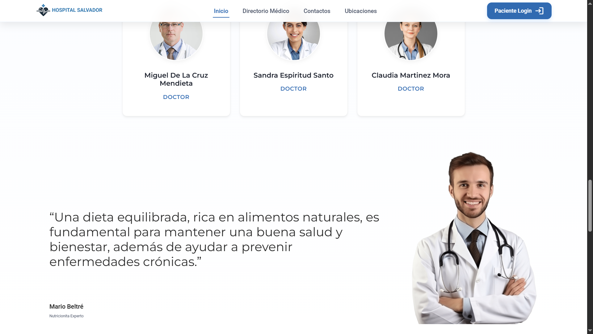 Centro Médico Cliente - Home 5