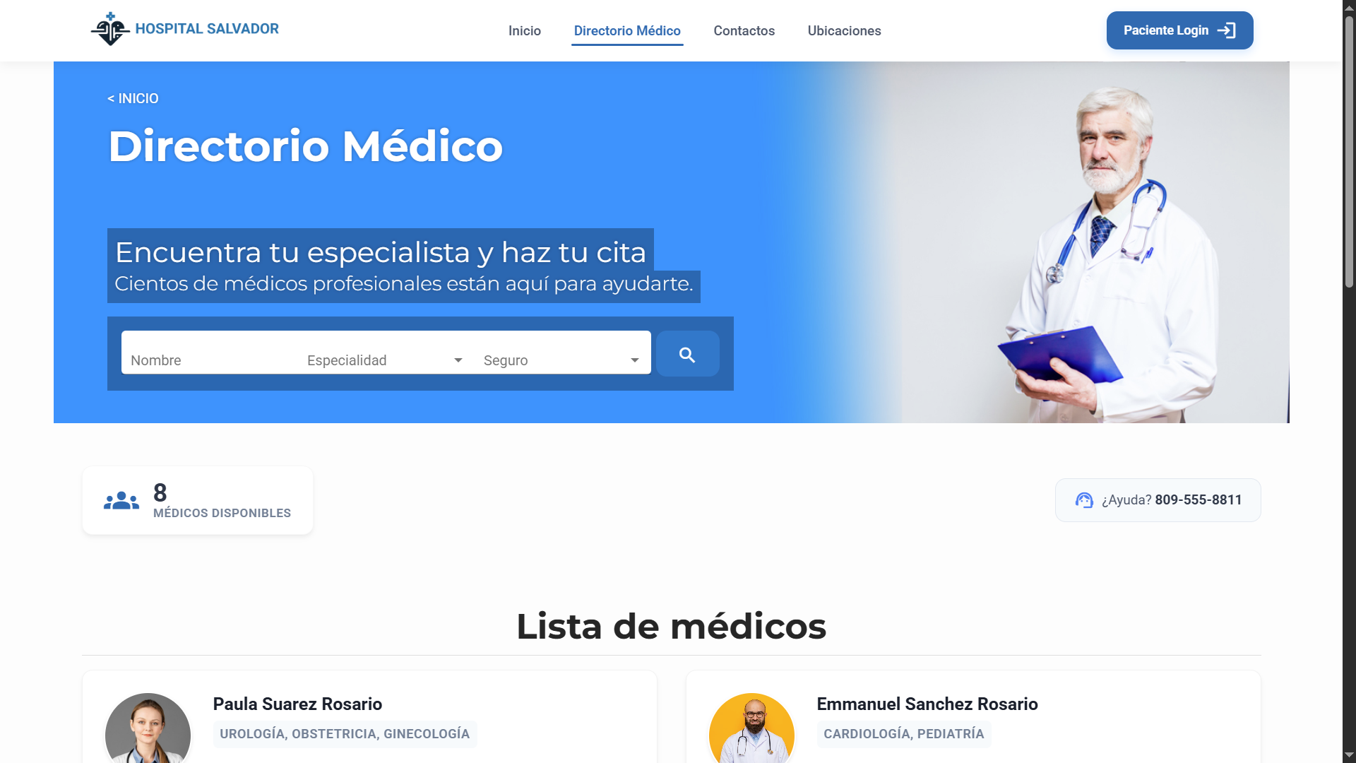 Centro Médico Cliente - Directorio médico 1