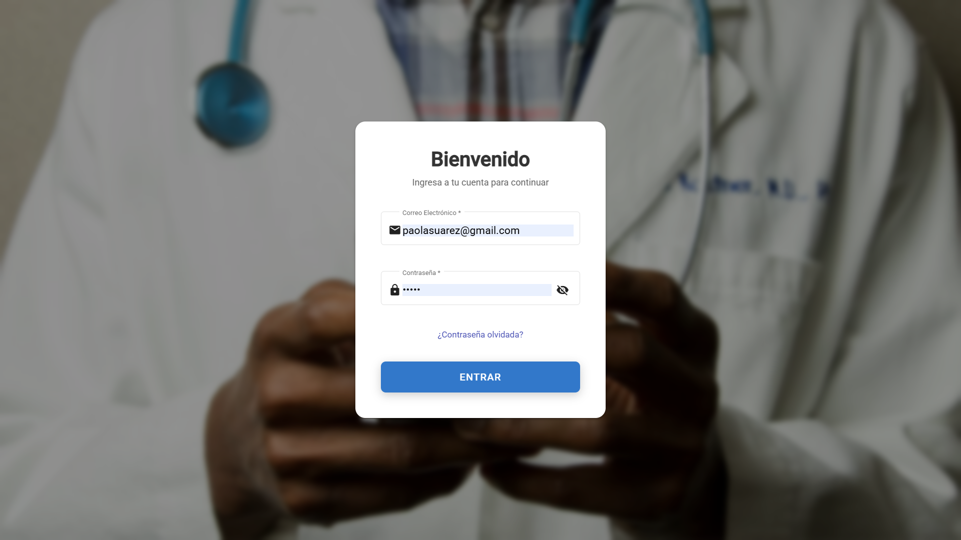 Centro Médico Doctor - Login
